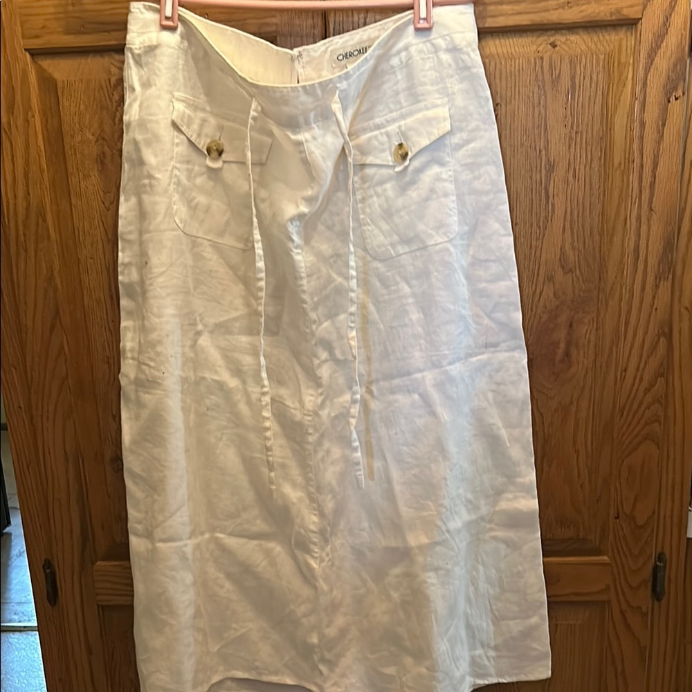 Chico's White Skirt